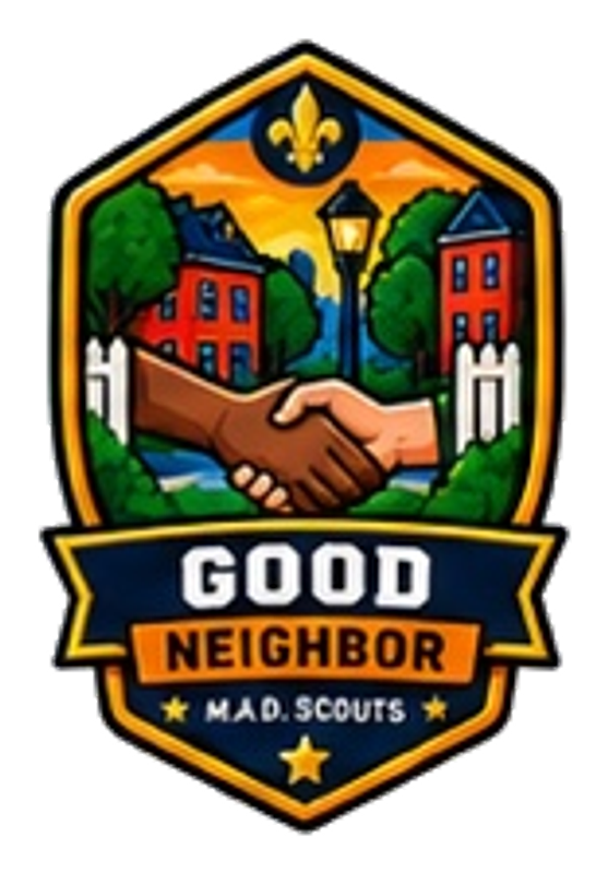 Good Neighbor M.A.D. Scouts badge