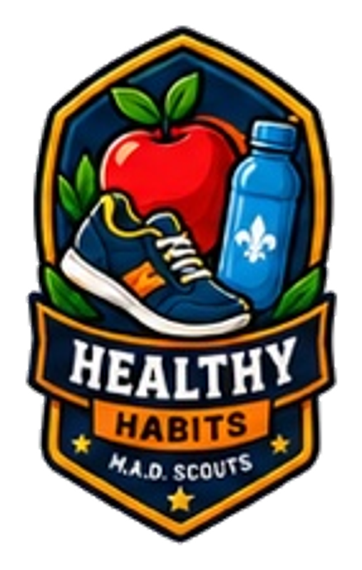 Healthy Habits M.A.D. Scouts badge
