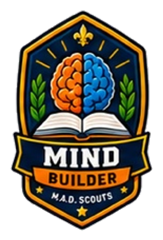 Mind Builder M.A.D. Scouts badge