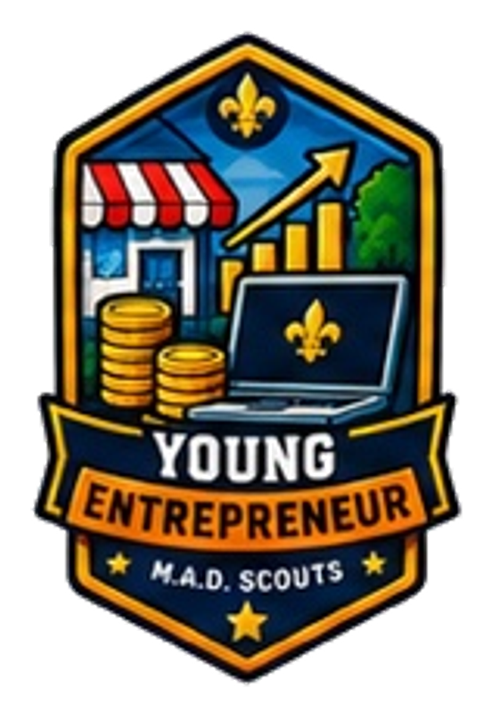 Young Entrepreneur M.A.D. Scouts badge