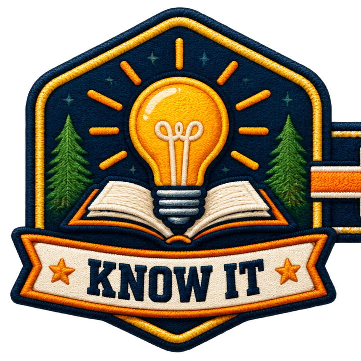 Know It — Learn M.A.D. Scouts advancement badge